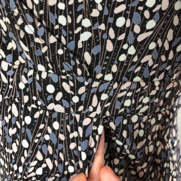 Sigrid Olsen 3/4 sleeves , Floral Wrap Dress Sz XS - Picture 7 of 9